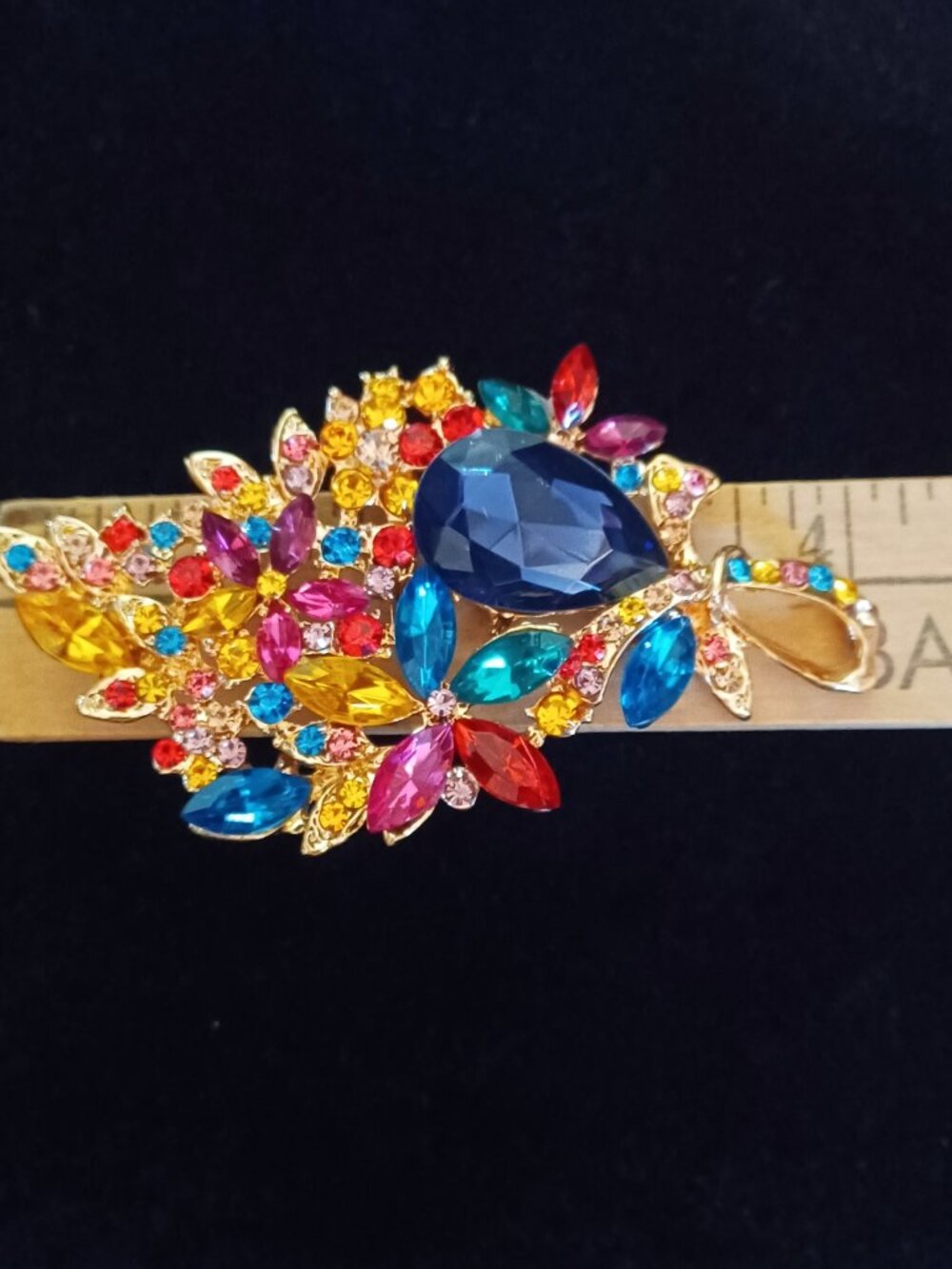 Colorful 4 Inch Brooch - Picture 4 of 5